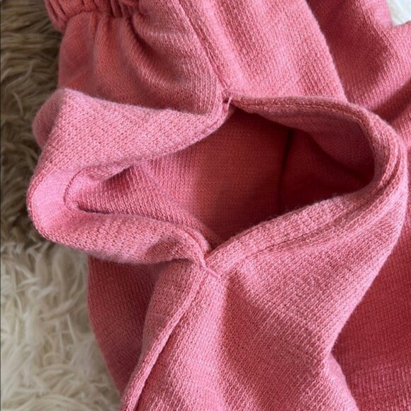 Old Navy Girls Pink Sleeveless Knit Jumpsuit S M Keyhole Front & Crisscross Back - Picture 7 of 8